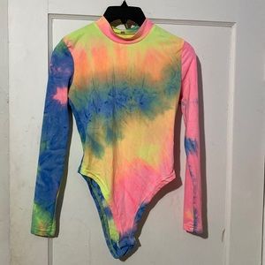 I am selling a Tie Dye Leotard that can go with any bottom.
